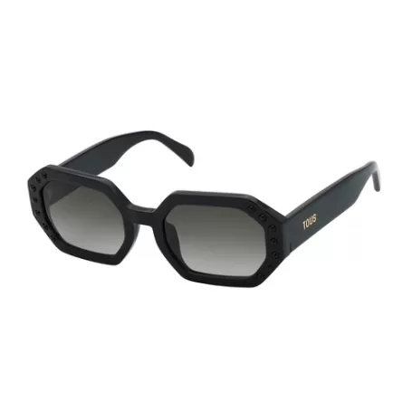 Discount Lunettes de soleil noires Geometric Lunettes De Soleil