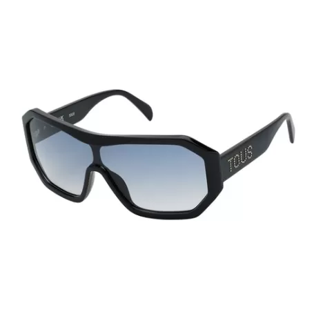 Clearance Lunettes de soleil noires Studs Mask Lunettes De Soleil