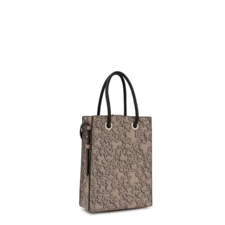 Sale Mini sac Pop taupe Kaos Mini Evolution New Sacs À Bandoulière