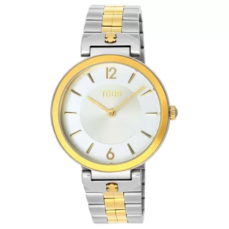 Best Montre analogique avec bracelet en acier et acier IPG doré S-Band Pour Elle | Analogique