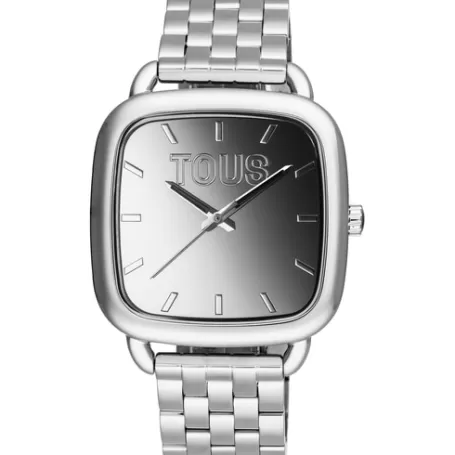 Best Sale Montre analogique avec bracelet en acier D-Logo Mirror Pour Elle | Pour Lui