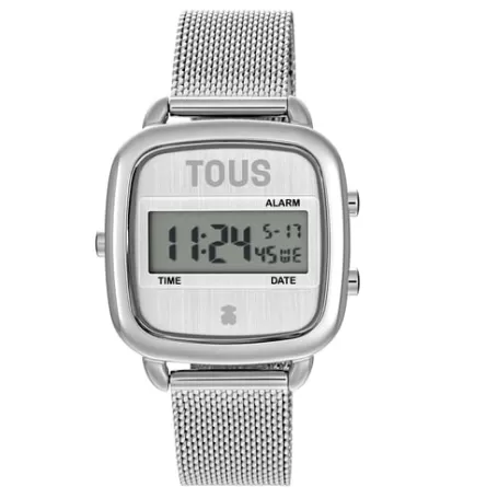 Hot Montre numérique avec bracelet en acier D-Logo New Pour Elle