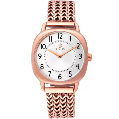 Sale Montre Osier 1920 en acier IP rosé Pour Elle | Analogique