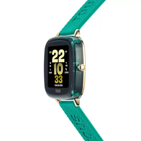 Outlet Montre smartwatch avec bracelet en vert D-Connect Pour Elle | Pour Lui