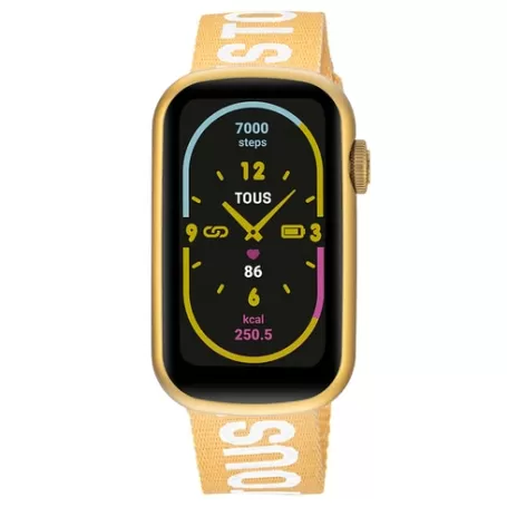 Discount Montre smartwatch avec bracelets en nylon et en silicone blanc T-Band Pour Elle | Pour Lui