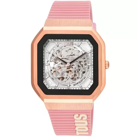 Clearance Montre smartwatch avec bracelets en nylon et en silicone rose B-Connect Pour Elle | Pour Lui