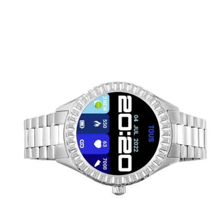 New Montre Smartwatch T-Bear Connect avec bracelet en acier Pour Elle | Pour Lui