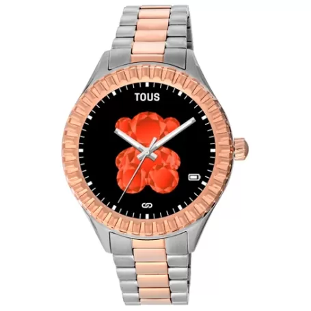 Cheap Montre Smartwatch T-Bear Connect avec bracelet en acier et acier IP rosé Pour Elle | Smartwatches