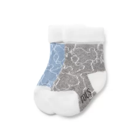 Best Sale Pack of 2 pairs of baby socks in SSocks blue Accessoires