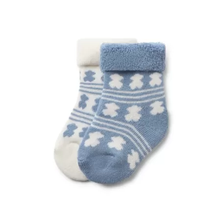 Clearance Pack of 2 pairs of baby socks in SSocks blue Accessoires