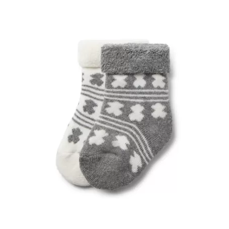 Shop Pack of 2 pairs of baby socks in SSocks grey Accessoires