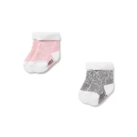 Best Sale Pack of 2 pairs of baby socks in SSocks pink Accessoires