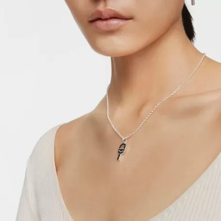 Flash Sale Pendentif argent et émail noir moyen MANIFESTO Pendentifs En Argent | Pendentifs Moyens