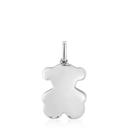 Sale Pendentif en argent avec ourson moyen Bold Motif Pendentifs En Argent | Pendentifs Moyens