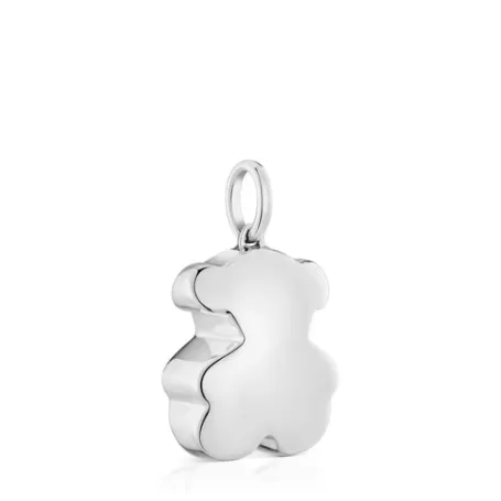 Sale Pendentif en argent avec ourson moyen Bold Motif Pendentifs En Argent | Pendentifs Moyens