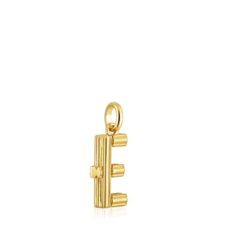 Cheap Pendentif lettre E en argent plaqué or 18 ct moyen  Alphabet Pendentifs En Argent | Pendentifs Moyens