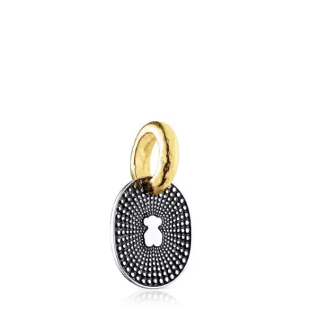 Best Sale Pendentif Oursin petit bicolore Pendentifs En Argent | Pendentifs Moyens