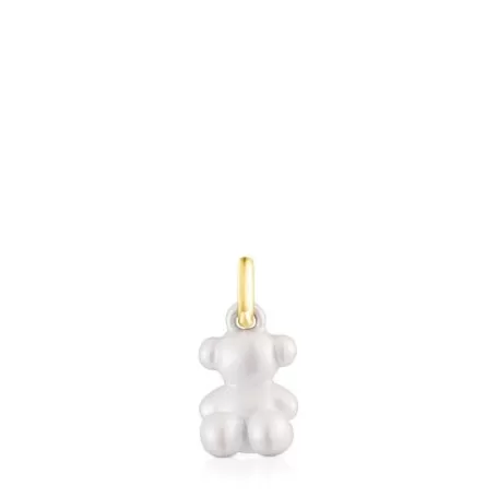 Flash Sale Pendentif ourson en acier blanc petit Bold Bear Pendentifs Petits | Bijoux