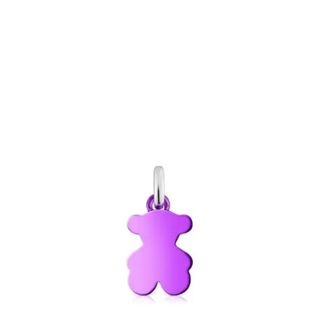 Cheap Pendentif ourson en acier lilas petit Sweet Dolls Pendentifs Petits