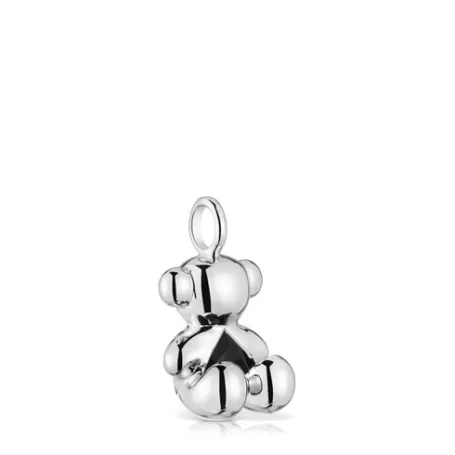 Store Pendentif ourson en et onyx moyen Bold Bear Pendentifs En Argent | Pendentifs Moyens