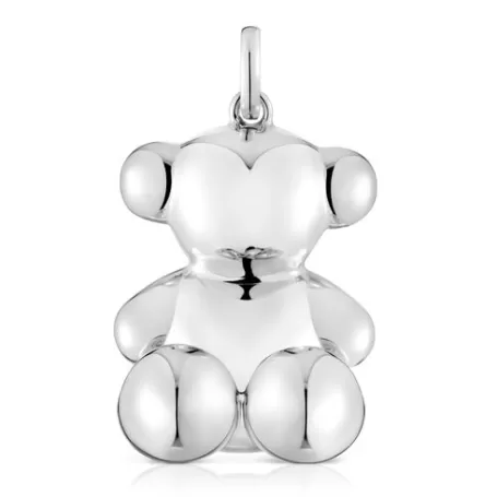 Fashion Pendentif ourson en argent oversize Bold Bear Pendentifs En Argent | Pendentifs Grands