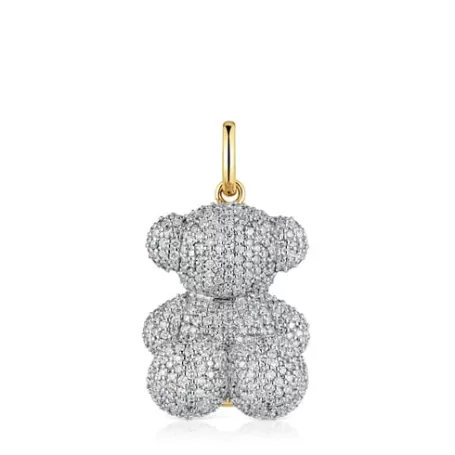 Cheap Pendentif ourson or et diamants grand Bold Bear Pendentifs En Or | Pendentifs Grands