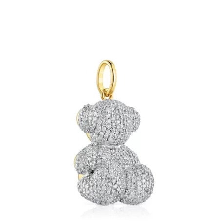 Cheap Pendentif ourson or et diamants grand Bold Bear Pendentifs En Or | Pendentifs Grands