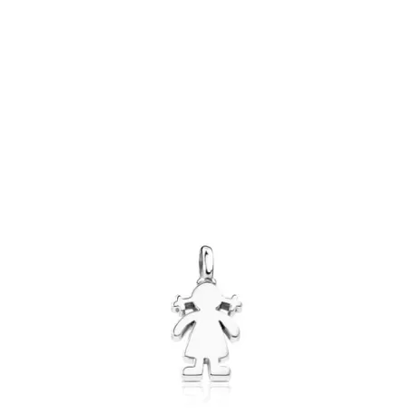 Cheap Pendentif Sweet Dolls petite fille en Pendentifs En Argent | Pendentifs Petits