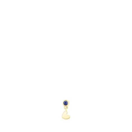 Flash Sale Piercing eille en avec iolite et motif cœur Cool Joy Boucles D'oreilles Petits | Boucles D’oreilles Individuelles
