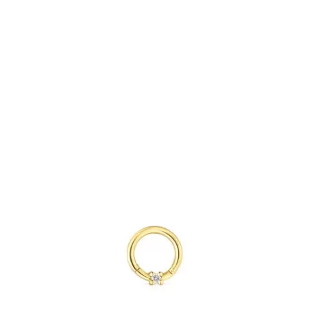 Hot Piercing oreille Basics en or avec diamant Boucles D’oreilles Individuelles | Piercings Oreille