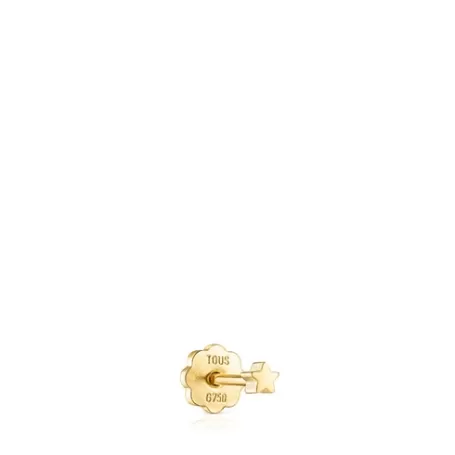 Clearance Piercing eille Piercing avec étoile en Des Boucles D'oreilles En Or | Boucles D'oreilles Petits