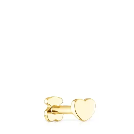 Discount Piercing oreille Piercing motif cœur en or Boucles D’oreilles Individuelles | Piercings Oreille