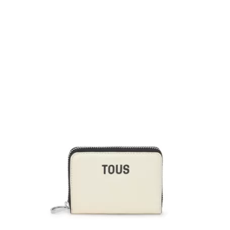 Shop Porte-monnaie beige New Dorp Portefeuilles Et Porte-monnaie