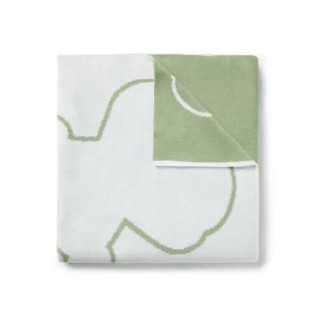 Outlet Reversible baby blanket in Nilo multi-motifs mist Accessoires