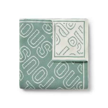 Store Reversible baby blanket in Nilo logo mist Accessoires