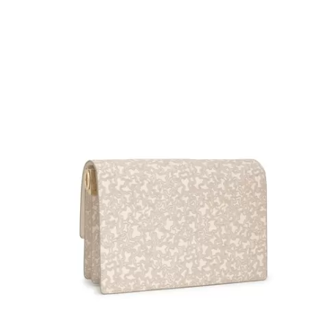 Discount Sac à bandoulière Audree beige moyen Kaos Mini Lines Sacs À Bandoulière