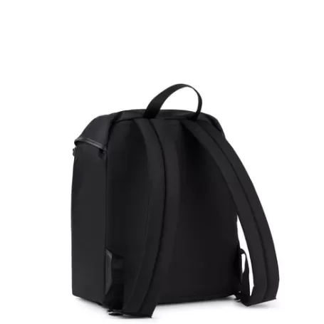 Clearance Sac à dos avec rabat New Berlin en Nylon noir Sacs À Dos Et Bagage