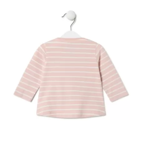 Hot Striped t-shirt in Casual pink Bébé