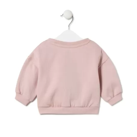 Sale Sweatshirt with bears, hearts and flowers in Casual pink Bébé